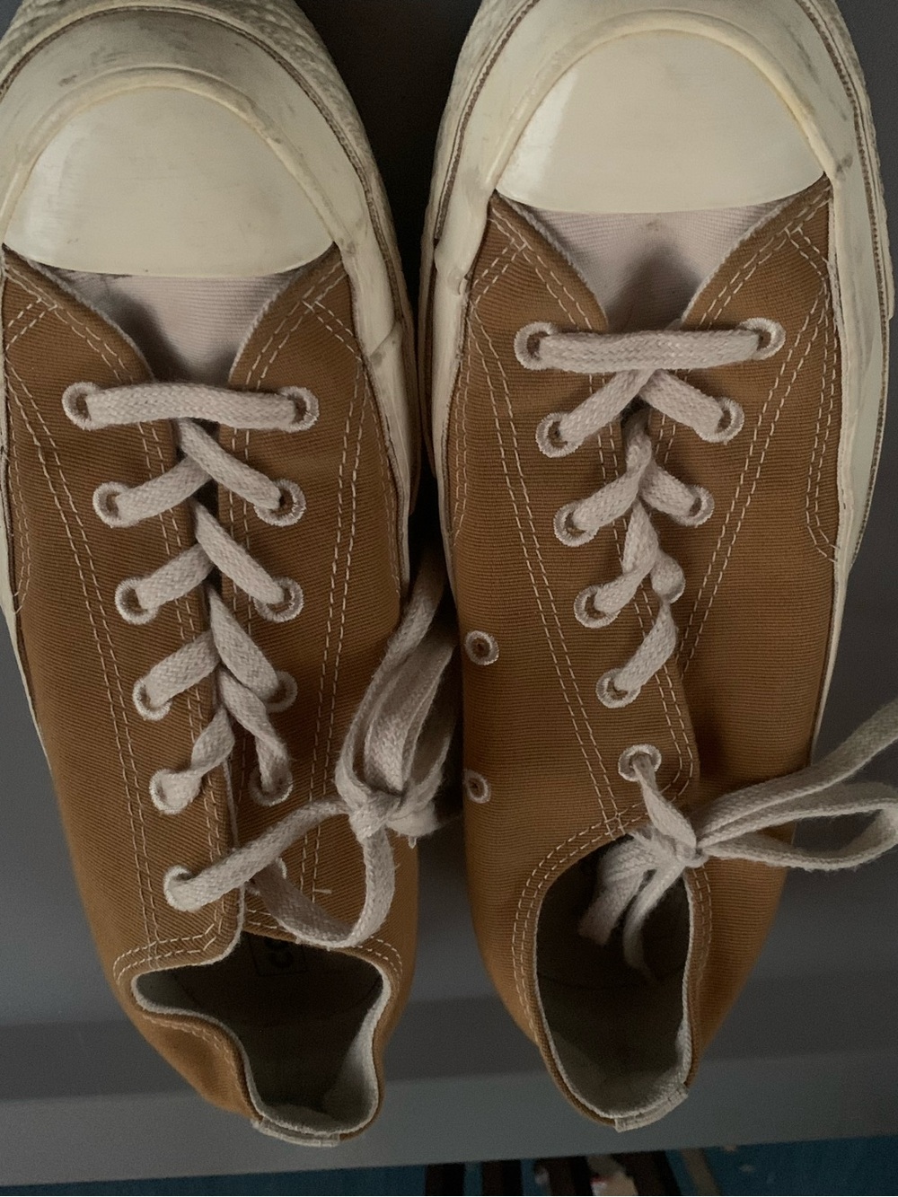 Chuck Taylor’s Mustard Low Top Sneakers